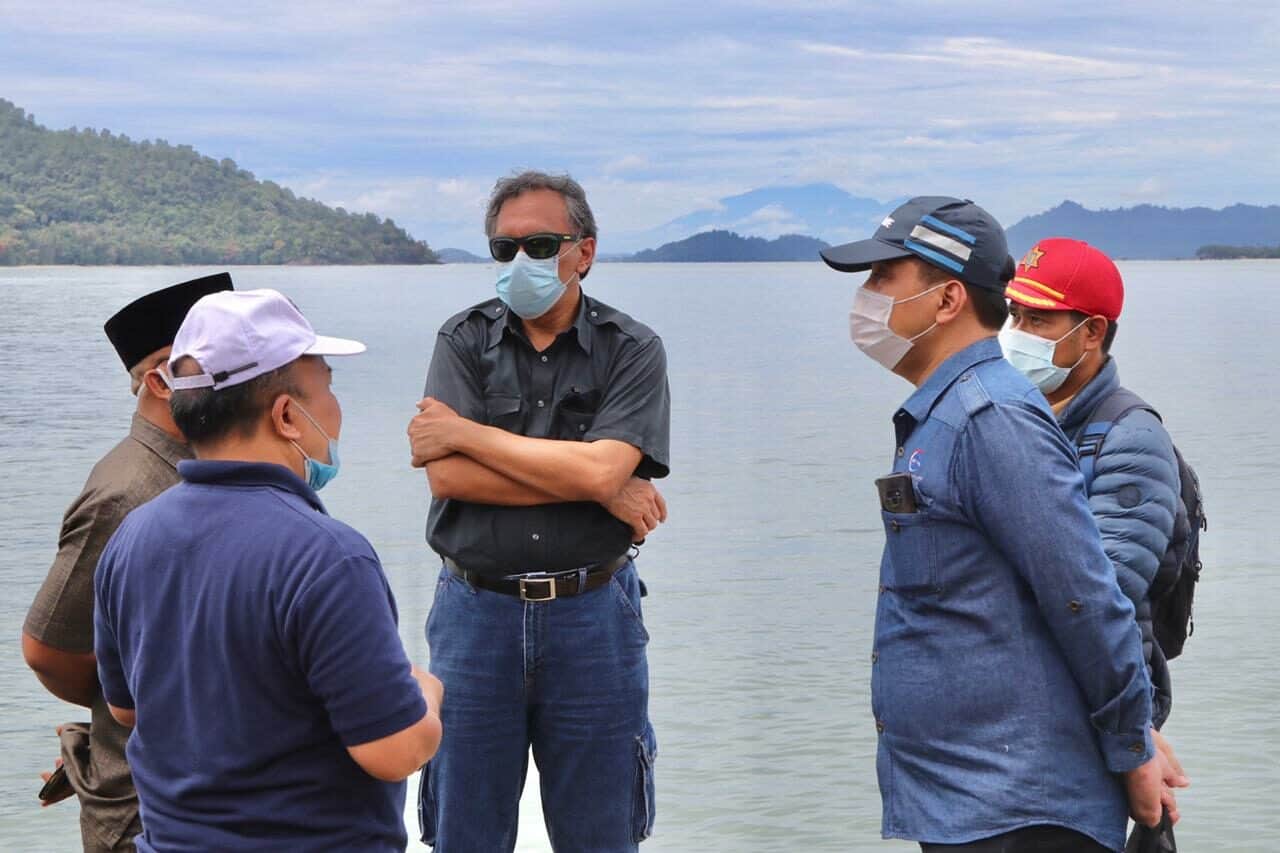 Deputi Ridwan Djamaluddin meninjau Pelabuhan Tapang, Pasaman Barat, Selasa (4/8/2020).