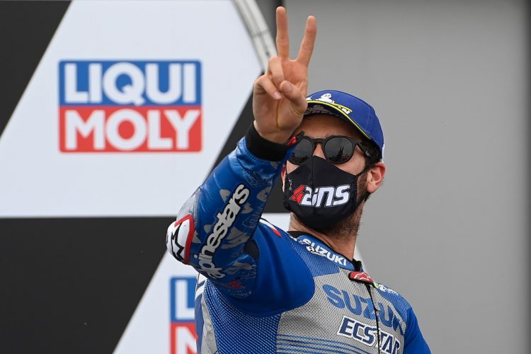 Bintang Suzuki Ecstar Joan Mir. (AFP)