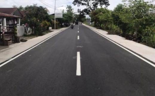 Ruas jalan di Air Dingin, Kototangah yang telah diubah menjadi baik saat pemerintahan Mahyeldi di Kota Padang.