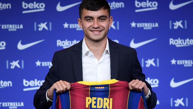 Pedri. (AFP/JOSEP LAGO)