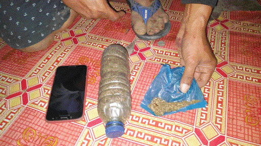 Barang bukti tangkapan pelaku. (IST)