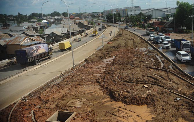 ilustrasi proyek infrastruktur. (dok.JawaPos.com)