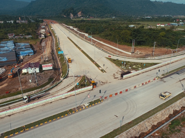 ilustrasi pembangunan jalan tol Padang-Pekanbaru. (net)