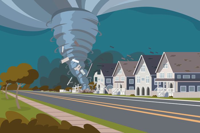 ilustrasi angin puting beliung. (net)