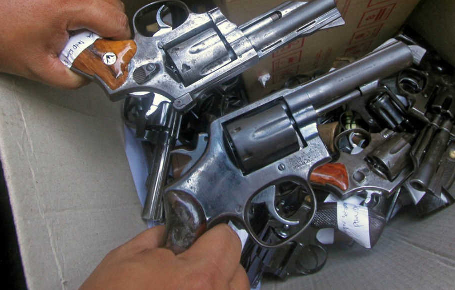 ilustrasi senpi rakitan. (net)