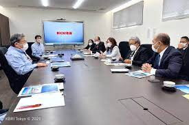 PERTEMUAN: Dubes RI untuk Jepang, Heri Akhmadi melakukan pertemuan dengan sejumlah pebisnis di Prefektur Hyogo.(KBRI TOKYO)