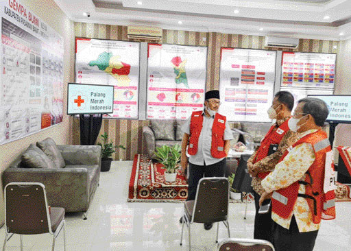 PERLU DITANGGAPI: Bupati Pasaman Benny Utama saat bertemu dengan mantan Wakil Presiden Jusuf Kalla dan memaparkan kebutuhan korban gempa di Kabupaten Pasaman.(IST)