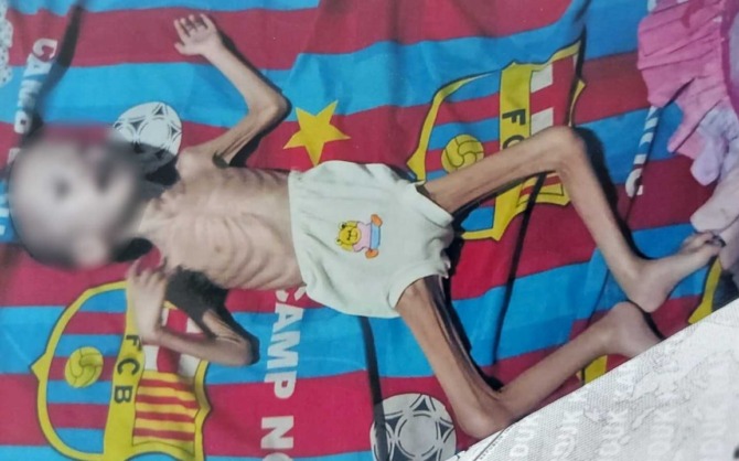Raihan Syaqib, namanya. Usianya masih 2 tahun.