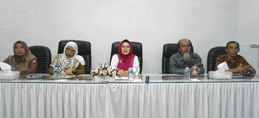 KOLABORASI: Pemkab Limapuluh Kota melakukan studi komparatif ke Pemkab Pasbar terkait penanganan kasus stunting, Senin (10/10) lalu.(IST)