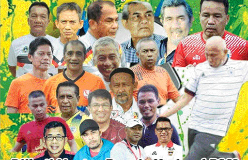SIAP BERLAGA: Sejumlah legenda sepak bola Ranah Minang siap menghibur di Liga Silaturahmi Ranah Minang.(IST)