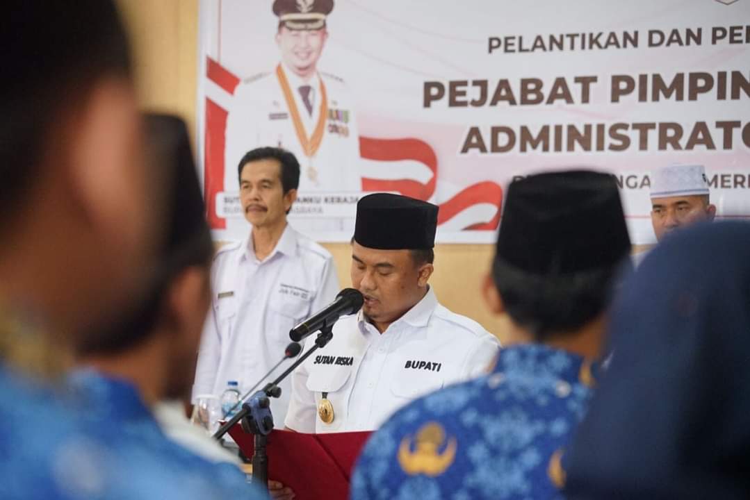 Bupati Dharmasraya Sutan Riska Tuanku Kerajaan.(IST)