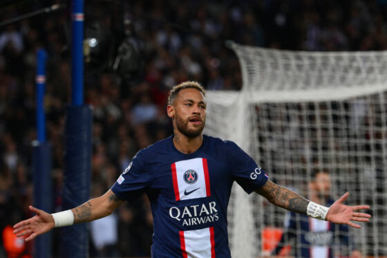 Bintang Paris Saint-Germain (PSG), Neymar (ANNE-CHRISTINE POUJOULAT/AFP-CHRISTOF STACHE/AFP)