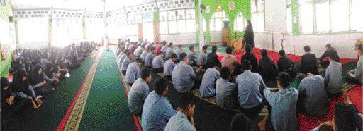 TAUSIYAH: Para siswa SMA Islam Boarding School Raudhatul Jannah Payakumbuh saat mengikuti Pesantren Ramadhan 1444 H.(IST)