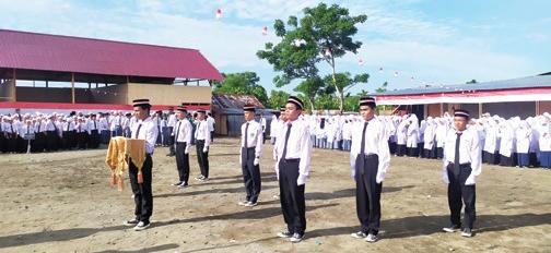 TERUS BERKEMBANG: Para santri Pesantren Perkampungan Minangkabau dalam perayaan Hari Santri Nasional, beberapa waktu lalu.(IST)