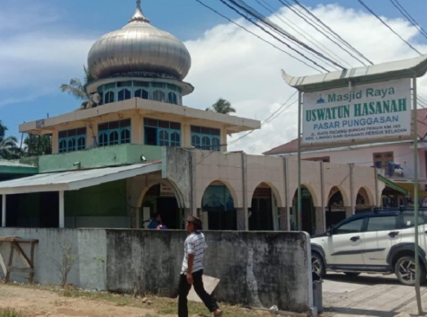 Kondisi Masjid Raya Uswatun Hasanah Punggasan.(IST)