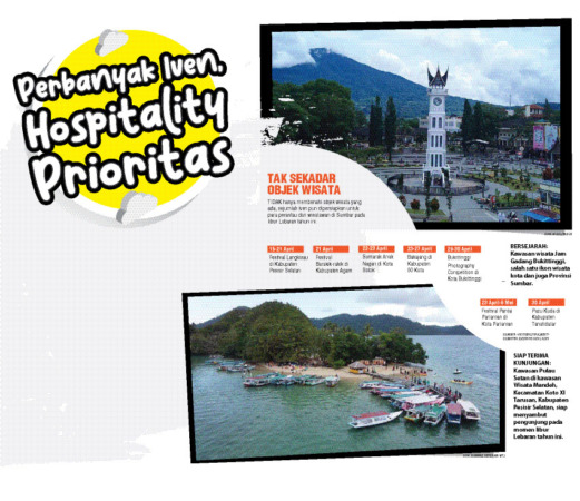 SIAP TERIMA KUNJUNGAN: Kawasan Pulau Setan di kawasan Wisata Mandeh, Kecamatan Koto XI Tarusan, Kabupaten Pesisir Selatan, siap menyambut pengunjung pada momen libur Lebaran tahun ini.(IST)