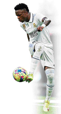 POROS: Penyerang Real Madrid Vinicius Junior siap menghadapi hadangan para pemain Manchester City pada leg pertama semifinal Liga Champions di Estadio Santiago Bernabeu, dini hari nanti.(IG REAL MADRID)