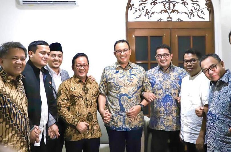 Anies Baswedan, saat menggelar pertemuan dengan Koalisi Perubahan.(IST)