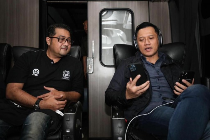 Ketua Umum Partai Demokrat, AHY, saat tampil menyampaikan penjelasan di platform virtual Twitter Space.(IST)