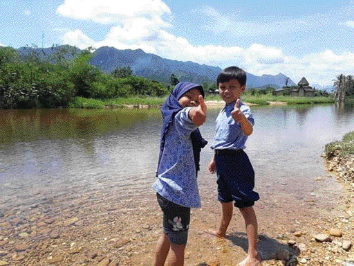 MENARIK: Salah satu lokasi syuting film Buya Hamka di Nagari Taram, Limapluh Kota yang dikunjungi wisatawan beberapa waktu lalu.(IST)