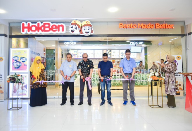 Peresmian Hokben di Kota Lhokseumawe, Aceh, Kamis (20/7/2023).