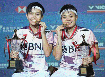 Siti Fadia Silva Ramadhanti/Apriyani Rahayu.(PBSI)