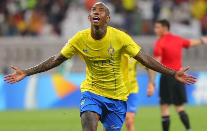 Al Nassr menang 3-2 Melawan Al-Duhail dalam pertandingan Liga Champions AFC di Qatar. Penyerang- asal Brasil, Anderson Talisca, tampil mengesankan dengan mencetak hattrick. (Foto: Al Nassr)