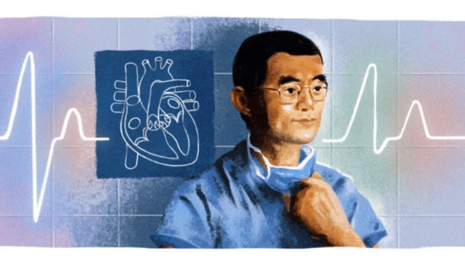 Selasa ini, 21 November, Google Doodle mendedikasikan penghargaannya untuk Dr. Victor Chang, pelopor bedah transplantasi jantung. (Foto: Google)