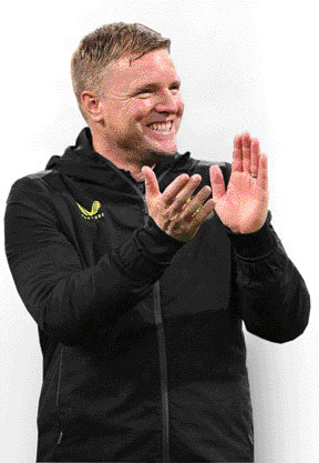 PERTARUHAN: Tactician Newcastle United Eddie Howe.(IG NUFC)