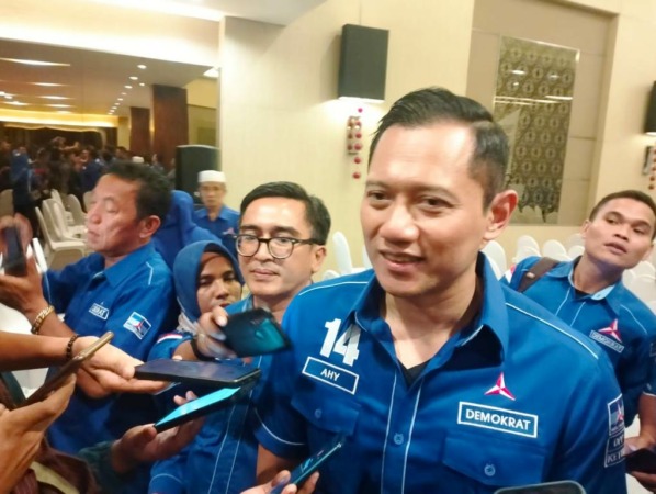 Ketua Umum Partai Demokrat Agus Harimurti Yudhoyono (AHY) berkunjung ke Sumatera Barat untuk menjalankan beberapa agenda, Sabtu (9/12/2023).