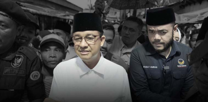 DATANG LAGI: Ketua DPW Nasdem Sumbar Fadly Amran saat mendampingi Anies Baswedan dalam kunjungan kerjanya ke Sumbar, beberapa waktu lalu. Hari ini, Fadly Amran kembali mendampingi Anies dalam kunjungan kerja ke Sumbar.(DOK NASDEM)