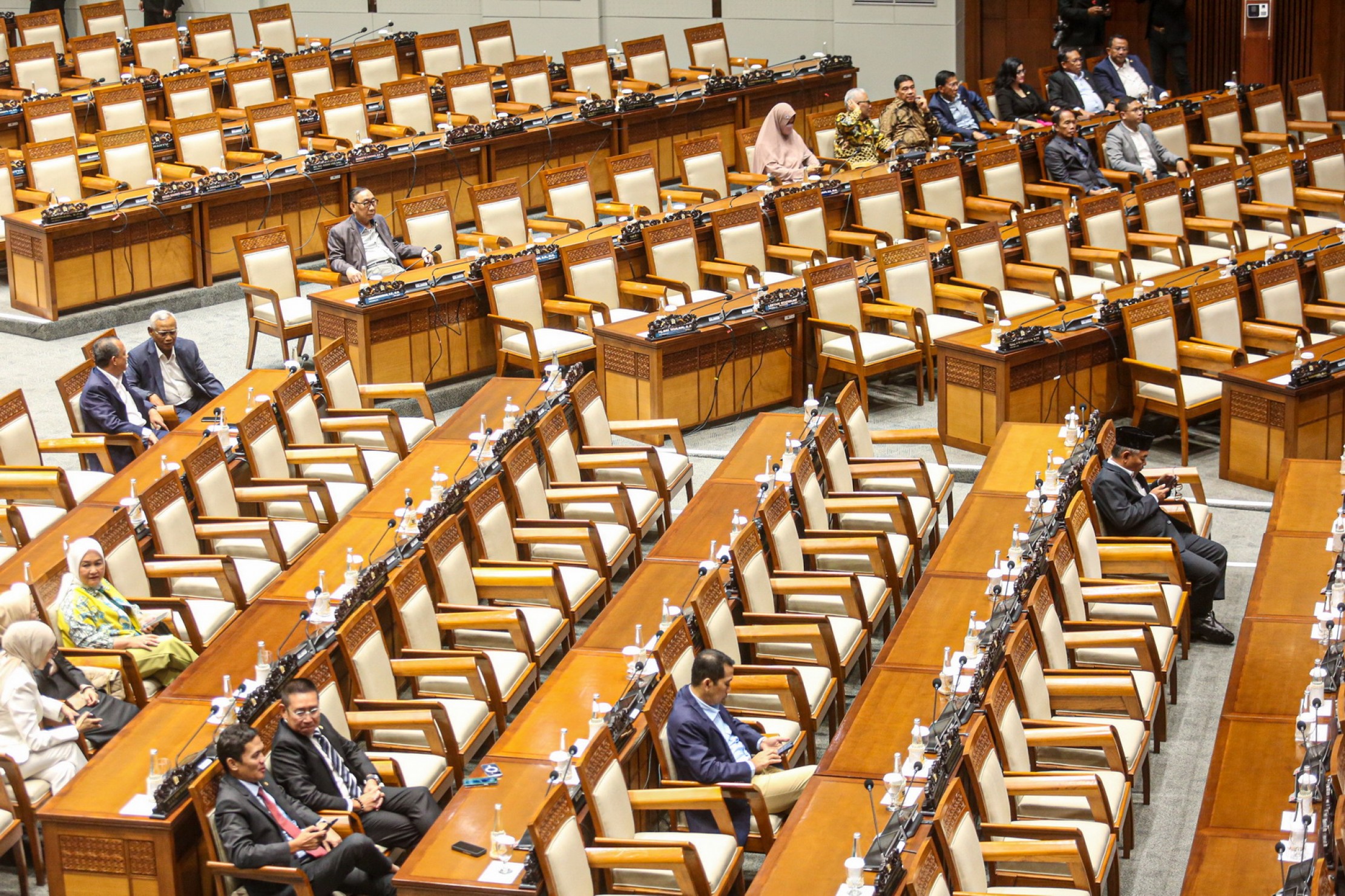 PARIPURNA: Rapat paripurna Sidang ke-13, masa persidangan ke IV Tahun 2023-2024 DPR RI. Dalam paripurna ini, PKS, PKB, dan PDIP langsung mengusulkan hak angket dugaan kecurangan Pemilu
