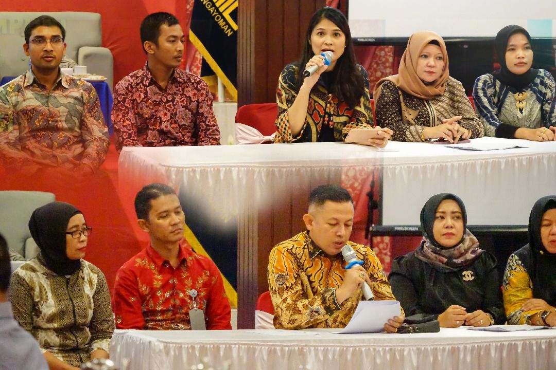 RAKOR: MPW Dan MPD Kanwil Kemenkumham Sumut menggelar rakor di Parapat.(dok Kemenkumham Sumut)