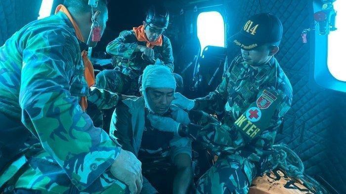 SELAMAT: Pilot Smart Air bernama Capt M Jusuf berhasil dievakuasi dalam keadaan selamat.