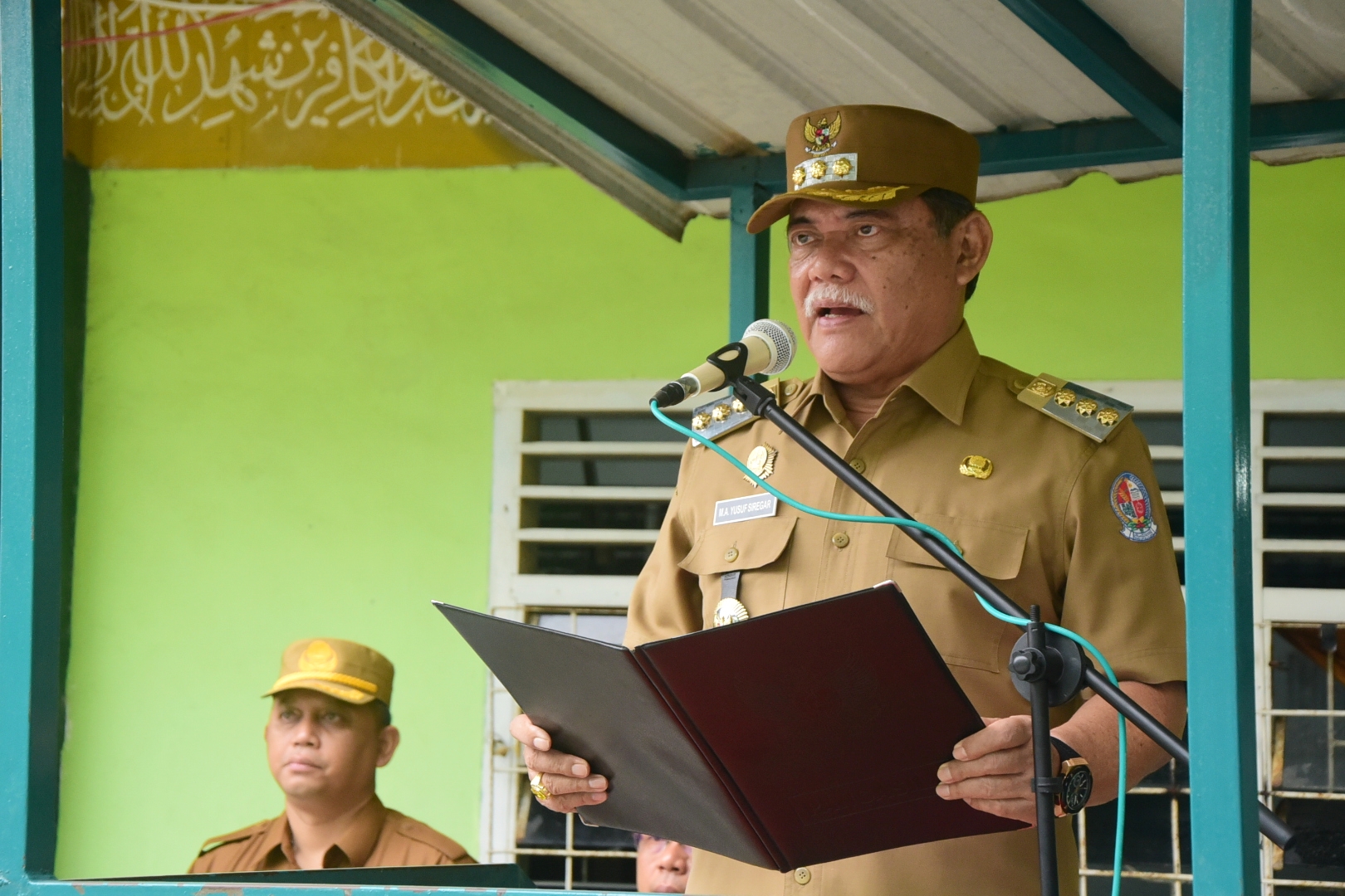 Bupati&nbsp;Deliserdang, M Ali Yusuf&nbsp;Siregar.