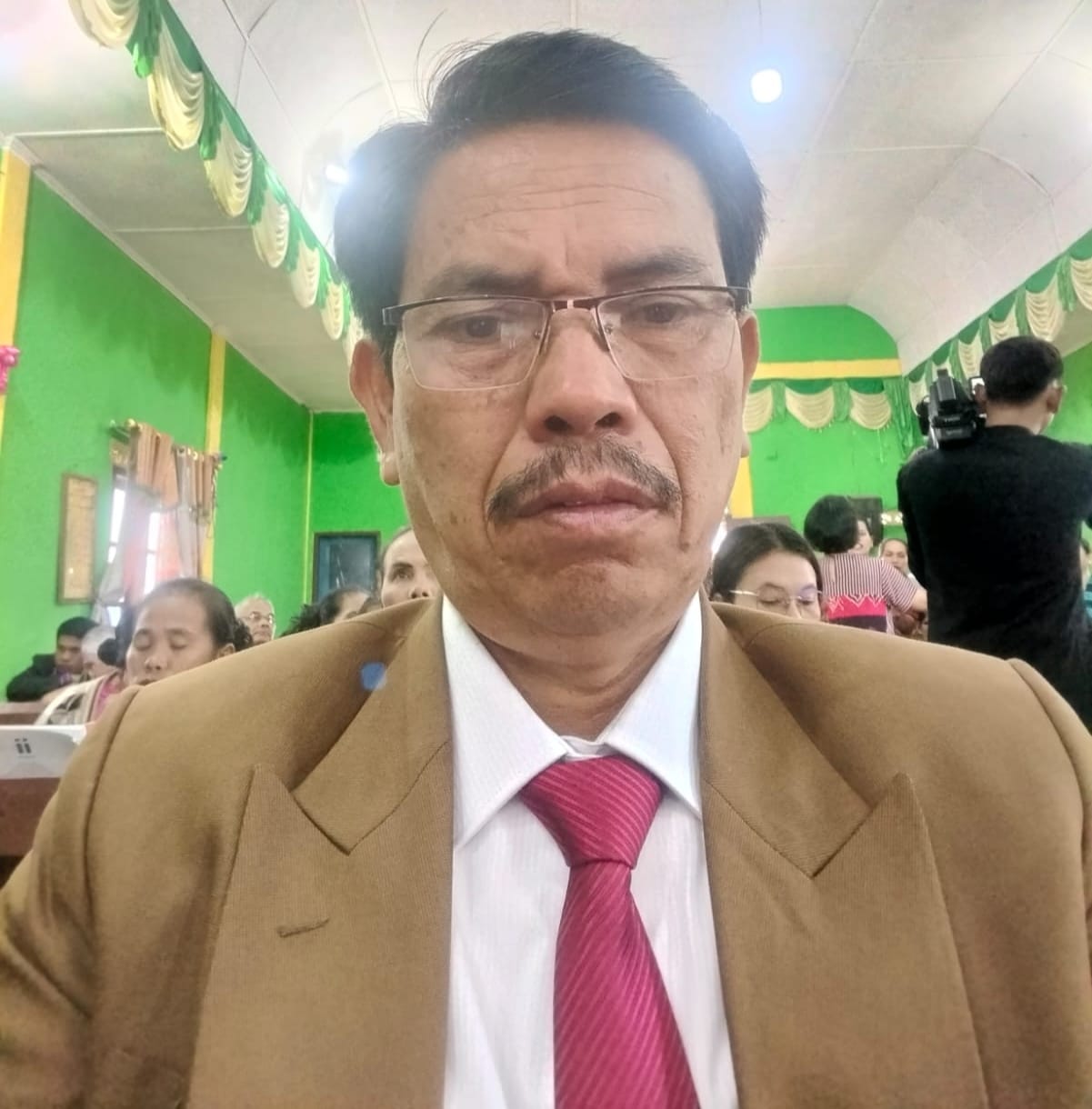 Kepala SMKN 1 Sidikalang, Dairi, Marudin Sianturi.