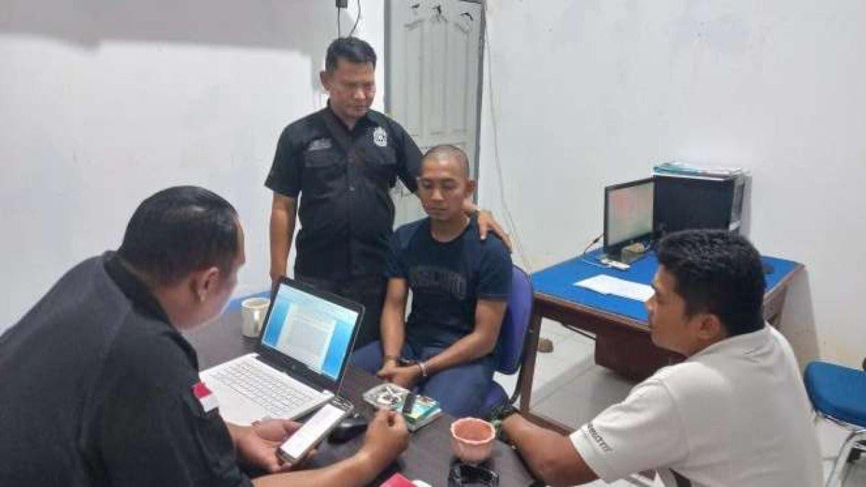 DIPERIKSA: Serda AAM, salah satu pembunuh calon bintara TNI AL. (Dokumen pribadi/Sumut Pos)