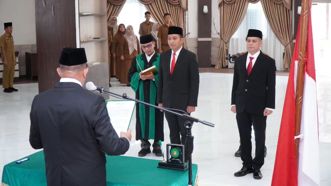 Wahyudiharto, S.Stp., M.Si resmi jabat Kepala Dinas Komunikasi dan Informatika Kabupaten Langkat.