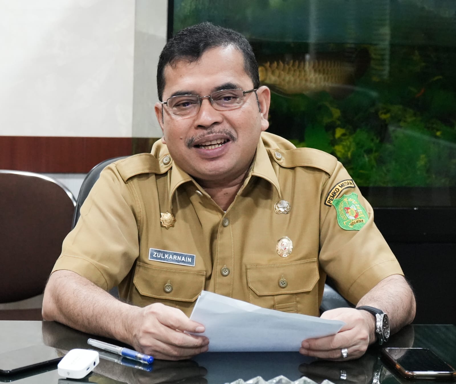 Kepala Badan Keuangan dan Aset Daerah (BKAD) Kota Medan, Dr Zulkarnain MS.