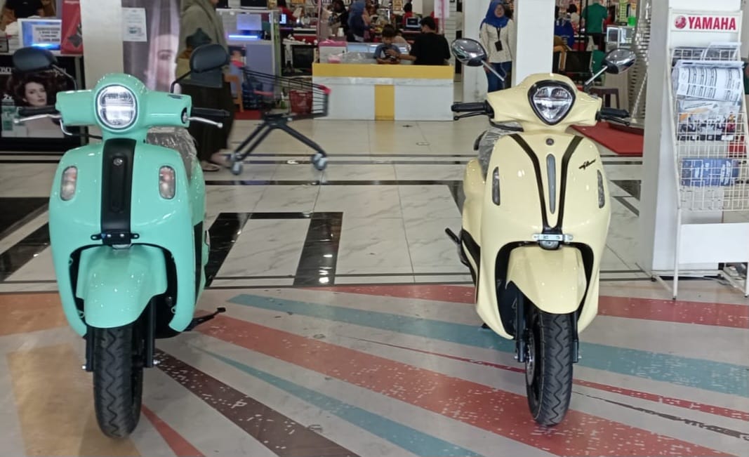 INCARAN: Yamaha Fazzio Hybrid-Connected dan Yamaha Filano Hybrid jadi incaran konsumen. (Alfa Scorpii)