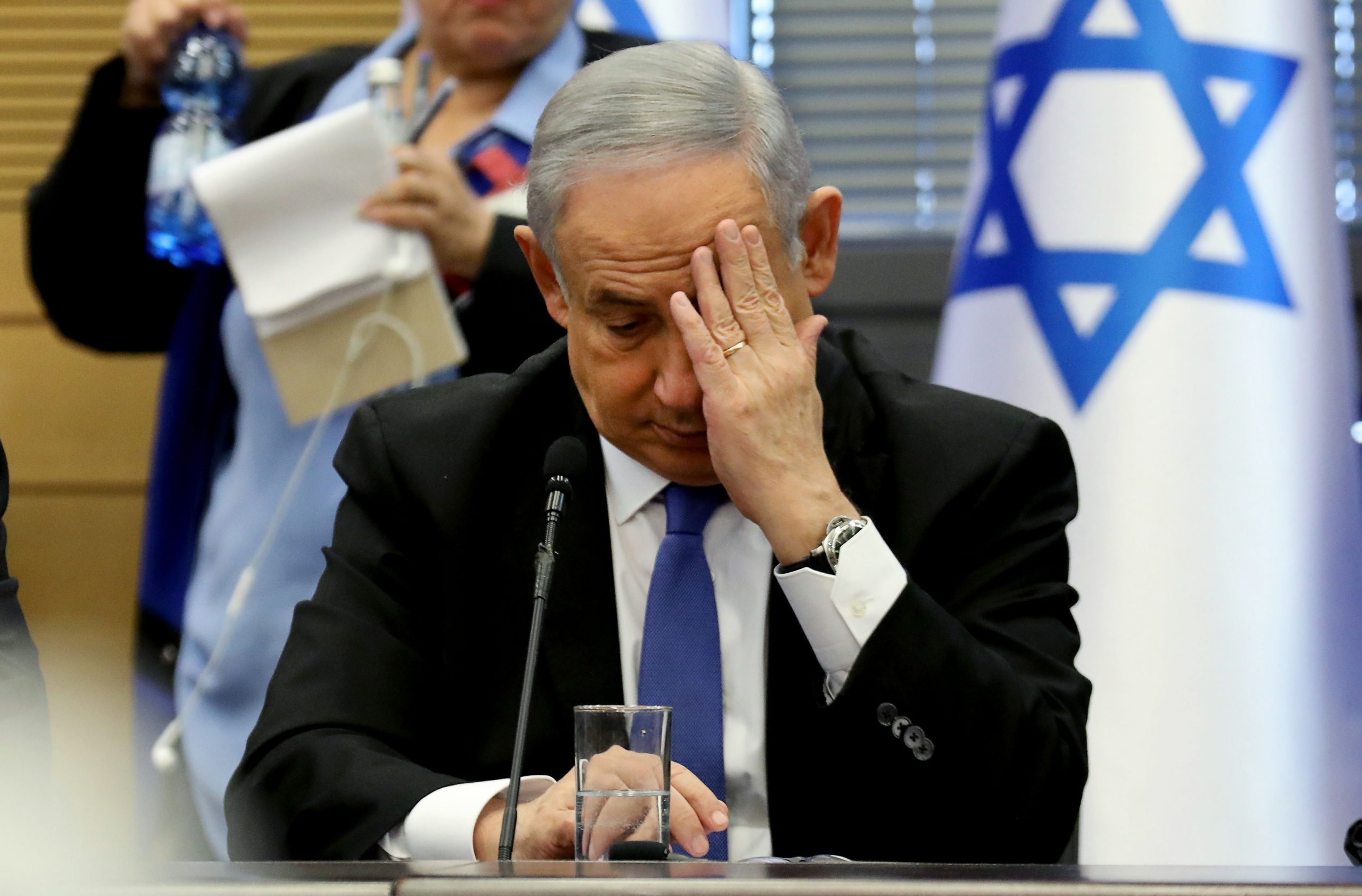 MASIH GALAU: Perdana Menteri (PM) Israel Benjamin Netanyahu masih galau menanggapi serangan Iran, beberapa hari lalu. Meski telah melakukan pembicaraan bersama jajarannya.