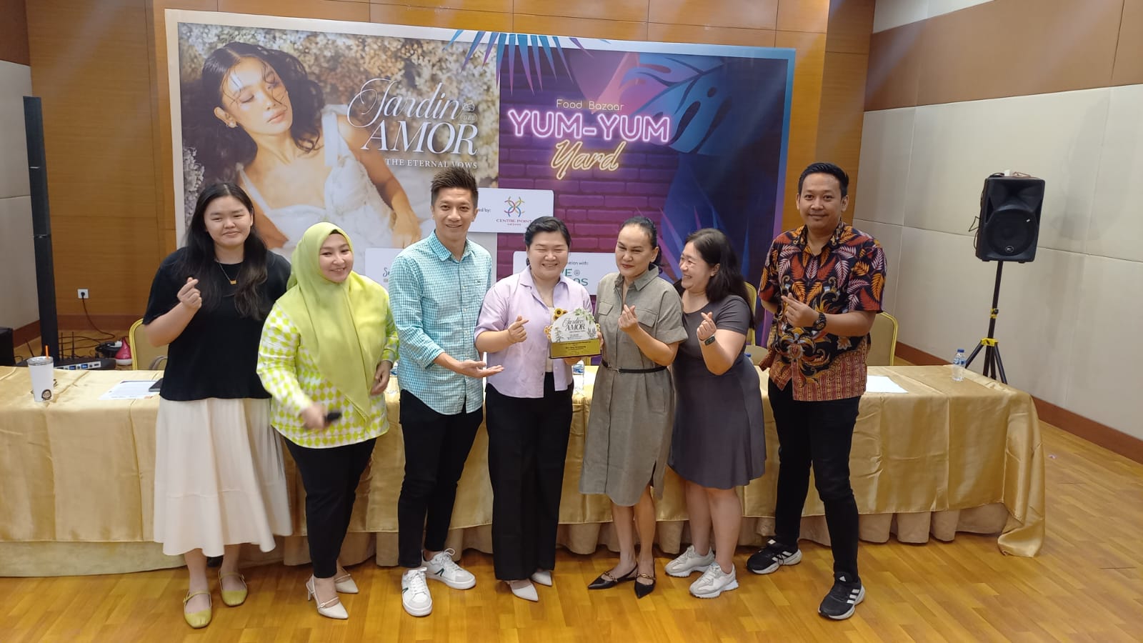 Jumpa pers Wedding Expo bertajuk Jardin Del Amor, di Kota Medan.(BAGUS SYAHPUTRA/SUMUT POS)