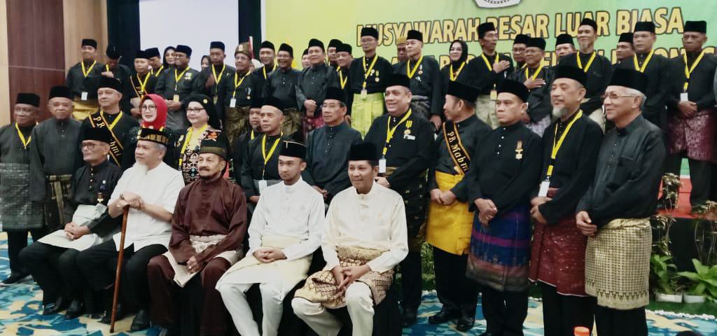 MABMI: Para Sultan dan PB MABMI masa bakti 2023-2028 usai pelantikan, Sabtu (4/5).