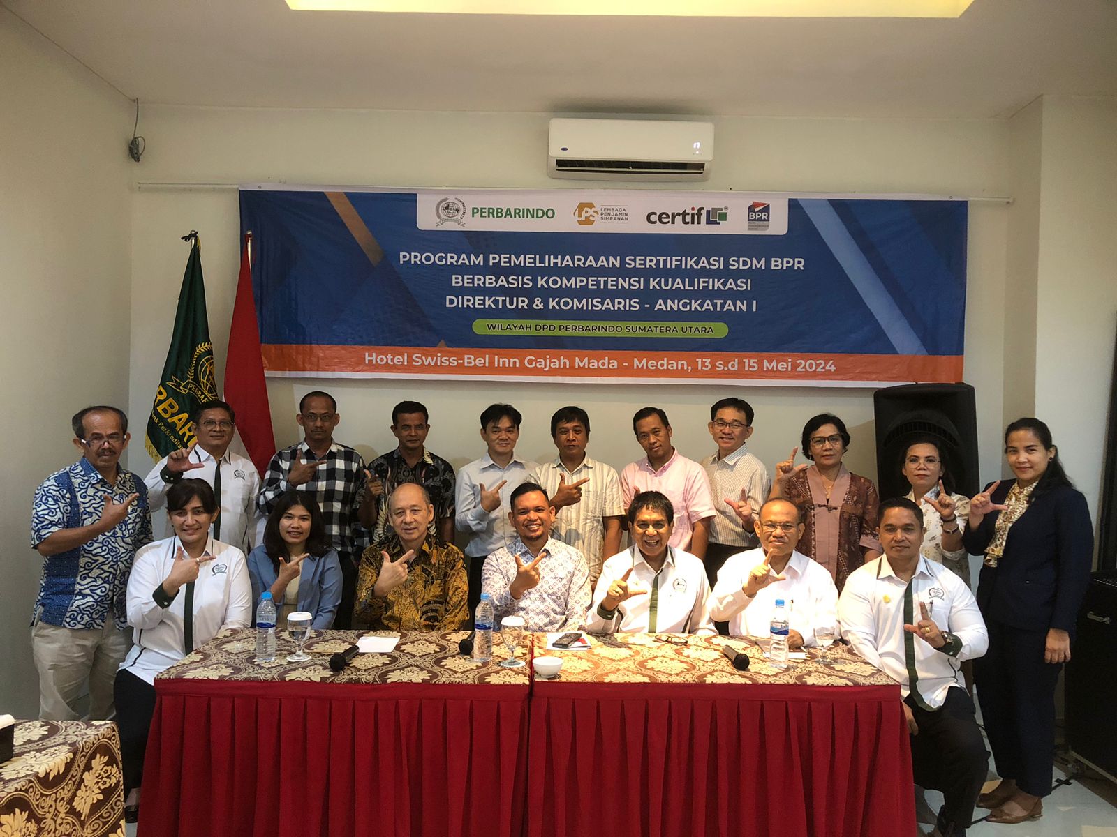KOMPETENSI: Perbarindo Sumut gelar kompetensi kualifikasi Direktur BPR dan BRPS.ist/SUMUT POS