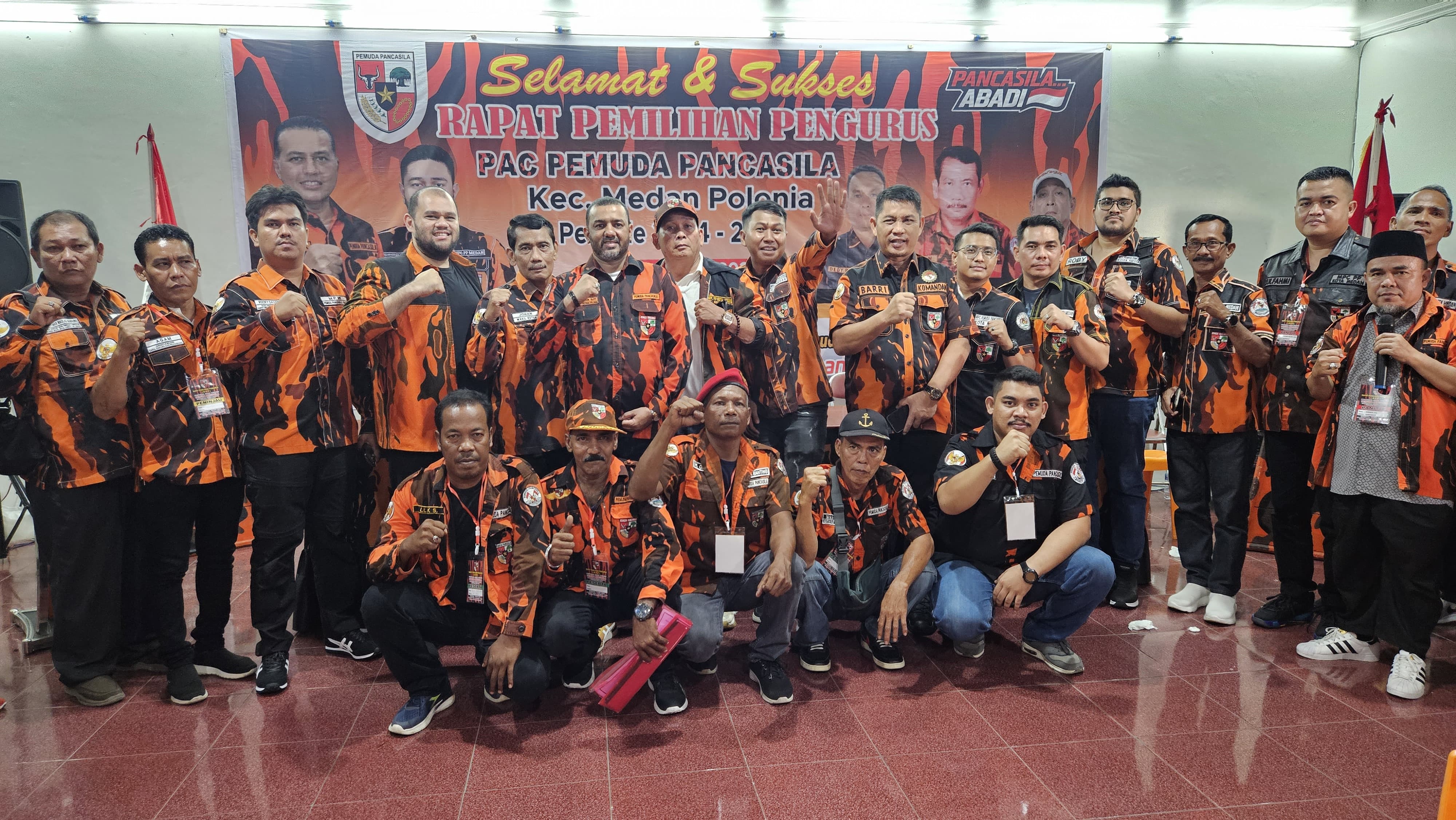 Rapat Pemilihan Pengurus (RPP) Pimpinan Anak Cabang (PAC) PP Medan Polonia di Kantor MPW PP Sumut, Jalan Thamrin Medan, Minggu, (19/5/2024). (Ist)