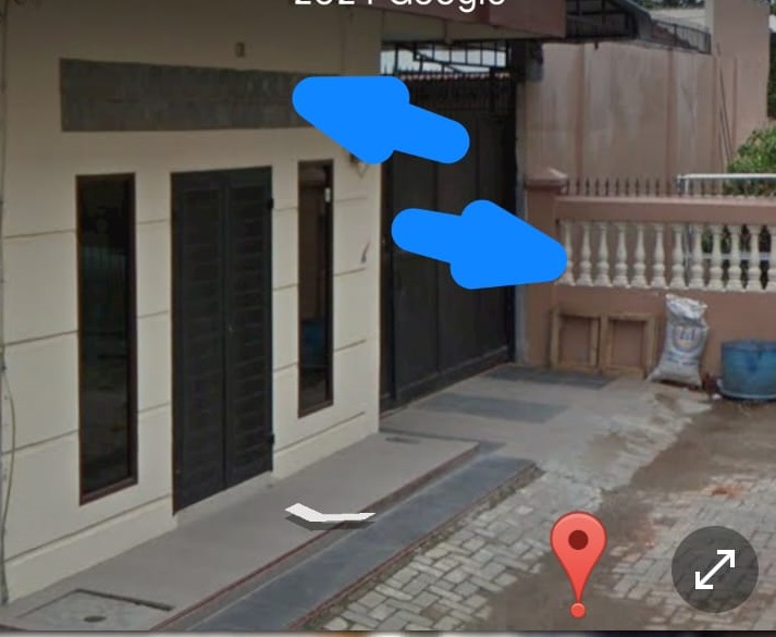 LOKASI: Rumah yang diduga dijadikan judi dadu putar di Komplek Kimsa Jalan Brigjen Hamid Titi Kuning Medan Johor.