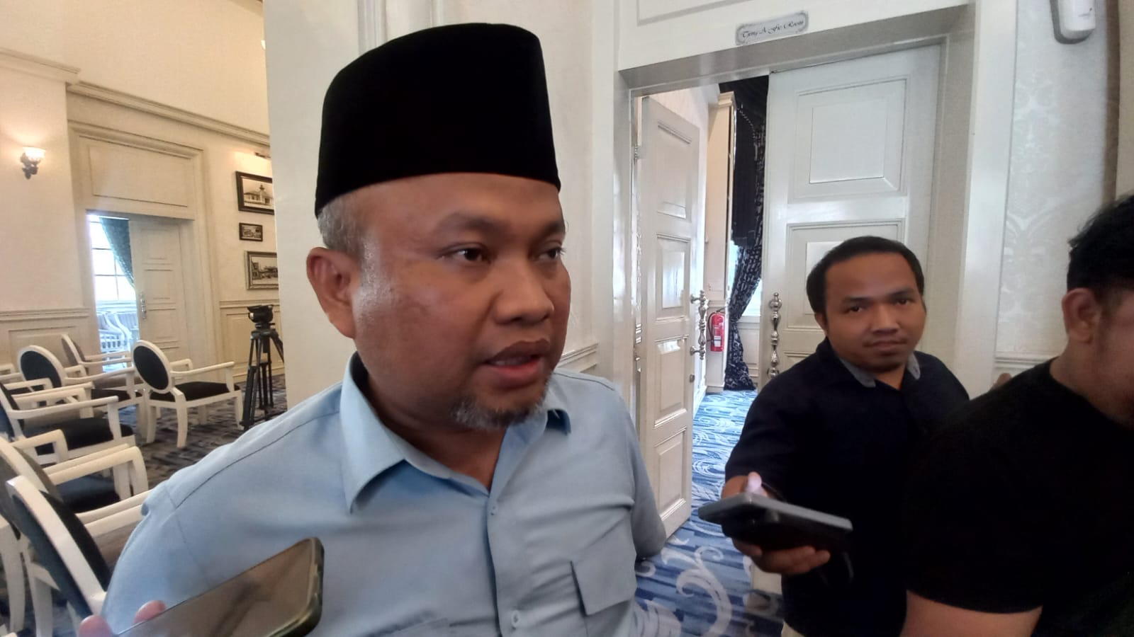 Sekretaris DPD Gerindra Sumut, Sugiat Santoso.(BAGUS SYAHPUTRA/SUMUT POS)