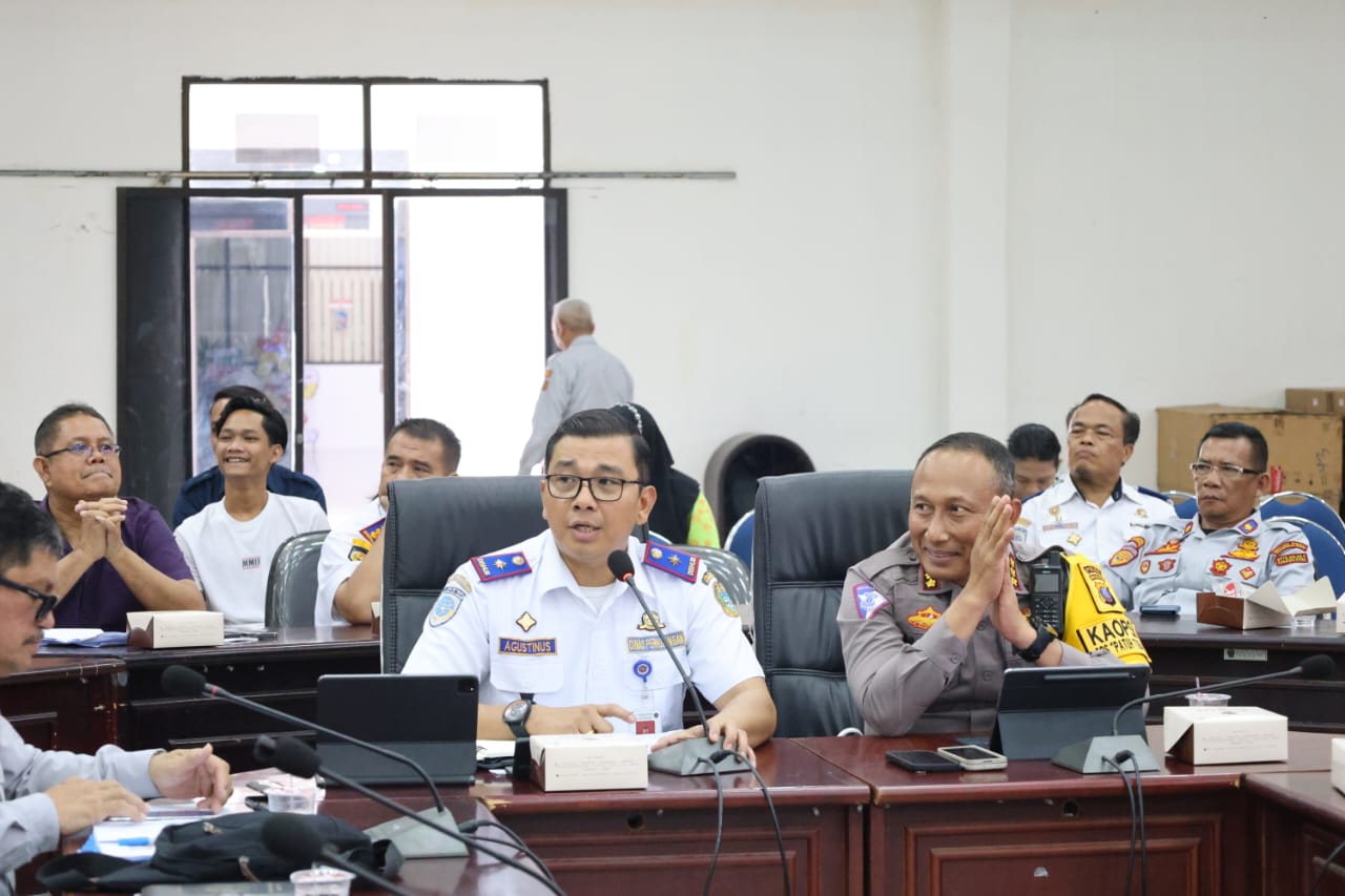 REKAYASA: Rapat Evaluasi Penertiban dan Penataan Lalulintas dan Angkutan Jalan yang digelar Ditlantas Poldasu bersama Dishub Sumut. (Sumut Pos/Dokumen Pribadi)