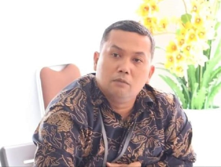 Kordinator Divisi SDM-Parmas KPU Dairi, Ridwan Hendra Agustinus Samosir.(RUDY SITANGGANG)