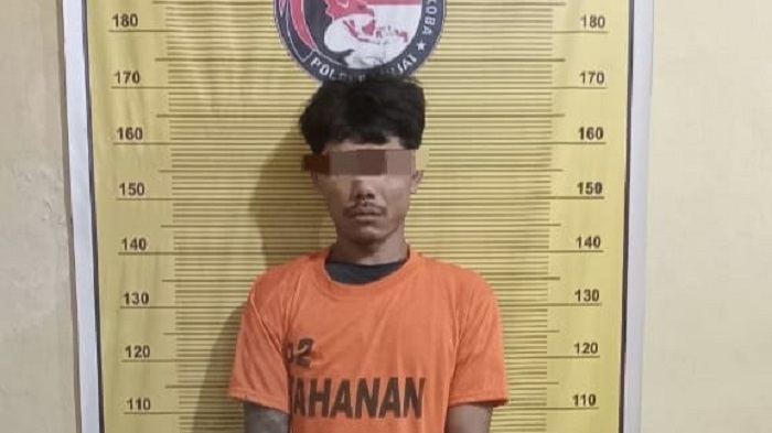 DIAMANKAN: Tersangka narkotika yang diamankan Polres Binjai.(Humas Polres Binjai/Sumut Pos)